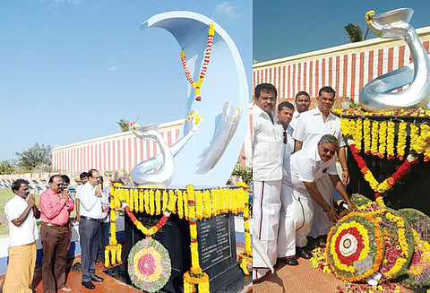 கன்னியாகுமரியில் சுனாமி நினைவிடத்தில் கலெக்டர் அஞ்சலி