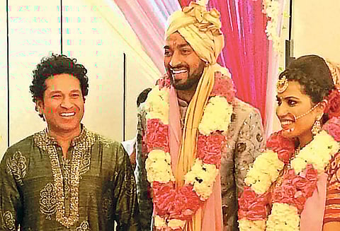 காதலியை மணந்தார், குணால் பாண்ட்யா