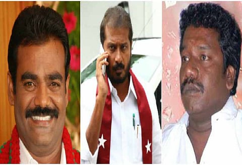 முதலமைச்சர் பழனிசாமியுடன், தமிமுன் அன்சாரி, தனியரசு, கருணாஸ் சந்திப்பு