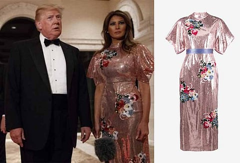 விமர்சனத்திற்கு உள்ளான டிரம்ப் மனைவியின் உடை விலை ரூ.2.75 லட்சம்