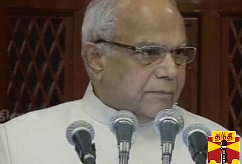 ஜெயலலிதாவின் கொள்கையின் அடிப்படையில் பழனிசாமி அரசு செயல்பட்டு வருகிறது -கவர்னர் உரை