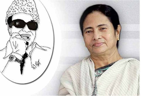 எம்.ஜி.ஆர் பிறந்த நாள் விழா மம்தா பானர்ஜி வாழ்த்து