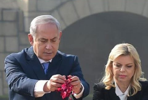 மும்பை தாக்குதலில் பலியானவர்களுக்கு இஸ்ரேல் பிரதமர் பெஞ்சமின் நேதன்யாகூ மரியாதை