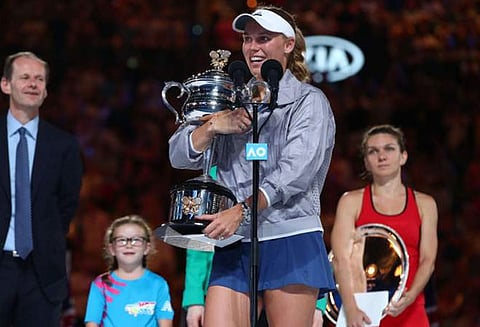 ஆஸ்திரேலிய ஓபன் டென்னிஸ் டென்மார்க் வீராங்கனை வோஸ்னியாக்கி சாம்பியன் பட்டம் வென்றார்