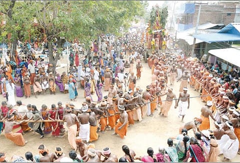 சாமிதோப்பு அய்யா வைகுண்டர் தலைமைப்பதியில் தைத்திருவிழா தேரோட்டம்