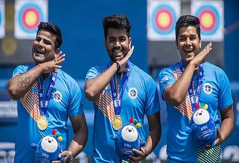 உலக கோப்பை வில்வித்தை: இந்திய அணி தங்கப்பதக்கம் வென்றது