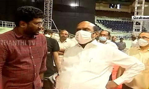 பிரதமர் மோடி சென்னை வருகை - முன்னேற்பாடுகள் குறித்து அமைச்சர் எ.வ.வேலு ஆய்வு