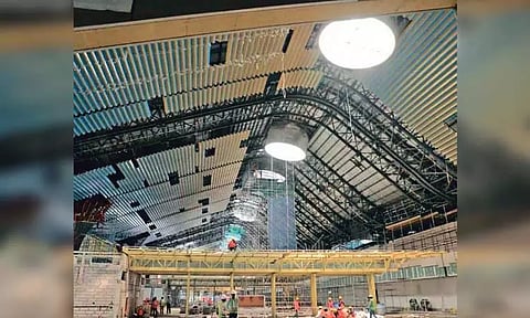 சென்னை விமான நிலைய புதிய முனையத்தில் சூரிய வெளிச்சத்துக்காக 'ஸ்கை லைட் சிஸ்டம்' அமைப்பு