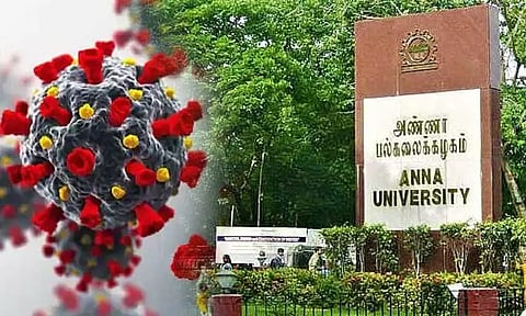 மொத்த எண்ணிக்கை 11 ஆனது: அண்ணா பல்கலைக்கழகத்தில் மேலும் 2 பேருக்கு கொரோனா