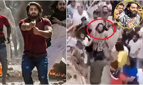 டெல்லி வன்முறை: போலீசார் நோக்கி துப்பாக்கிச்சூடு நடத்திய நபருக்கு உற்சாக வரவேற்ப்பு அளித்த கும்பல்