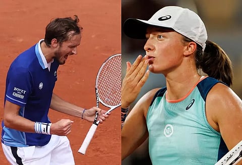 பிரெஞ்சு ஓபன் டென்னிஸ்: ஸ்வியாடெக், மெட்வடேவ் 4வது சுற்றுக்கு முன்னேற்றம்