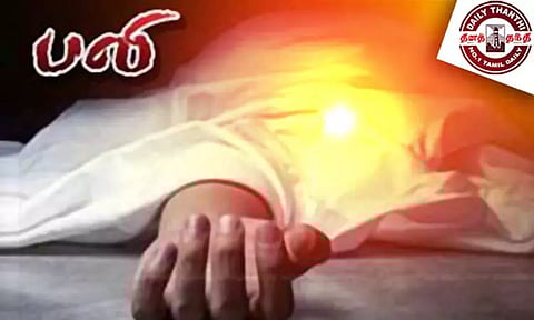 லாரி சக்கரத்தில் சிக்கி வியாபாரி பலி