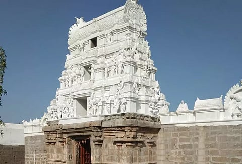 ஜம்புநாதேஸ்வரர் கோவில் திருப்பணி மும்முரம்