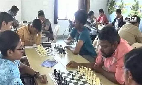 திருச்சியில் மாற்றுத்திறனாளிகளுக்கான செஸ் சாம்பியன்ஷிப் போட்டி