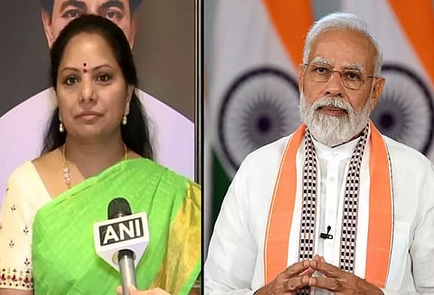 8 ஆண்டுகளை நிறைவு செய்த பா.ஜ.க அரசுக்கு அடுக்கடுக்கான 8 கேள்விகளை எழுப்பிய தெலுங்கானா முதல்-மந்திரியின் மகள்!