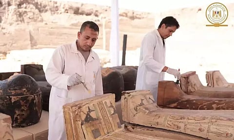 2,500 ஆண்டுகள் பழமையான மம்மிக்கள், கடவுள் சிலைகள் எகிப்தில் கண்டெடுப்பு