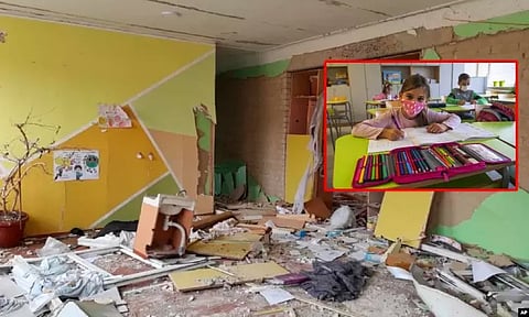 ஆயிரத்திற்கும் மேற்பட்ட பள்ளிகள் மீது ரஷ்ய படை தாக்குதல்; உக்ரைன் அரசு