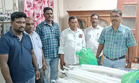 தடை செய்யப்பட்ட பிளாஸ்டிக் பொருட்கள் பறிமுதல்
