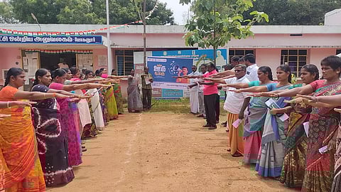 மோகனூரில் சுற்றுச்சூழல் பாதுகாப்போம் உறுதிமொழி ஏற்பு நிகழ்ச்சி