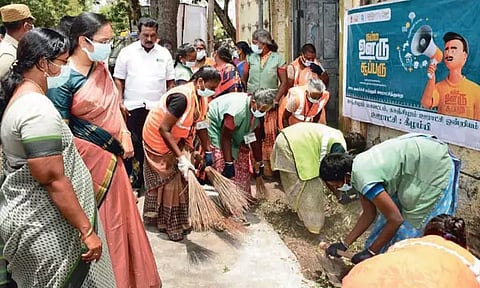 காஞ்சீபுரம் மாவட்டத்தில் எழில்மிகு கிராமங்களை உருவாக்கும் விதமாக 'நம்ம ஊரு சூப்பரு' இயக்கம் - கலெக்டர் தொடங்கி வைத்தார்