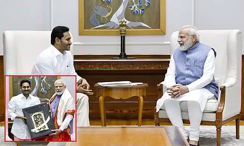 பிரதமர் மோடியுடன் 3 மாதங்களில் 2-வது முறையாக ஆந்திர பிரதேச முதல்-மந்திரி சந்திப்பு