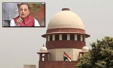 ராமர் பாலம் வழக்கு: மத்திய அரசின் நிலைப்பாட்டை தெரிவிக்க வேண்டும் - சுப்பிரமணியசாமி வலியுறுத்தல்