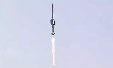 குறுகிய தொலைவு ஏவுகணை சோதனை வெற்றி...!