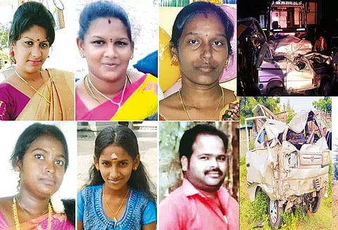 சேலம் அருகே ஆம்னி பஸ்-வேன் நேருக்குநேர் மோதல்: 6 பேர் பலி
