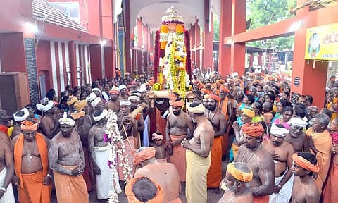 சாமிதோப்பு அய்யா வைகுண்டசாமி தலைமைப்பதியில் கலிவேட்டை நிகழ்ச்சி ; திரளான பக்தர்கள் பங்கேற்பு