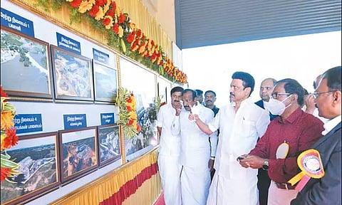 அத்திக்கடவு - அவிநாசி திட்டத்தின் கீழ் அமைக்கப்பட்டுள்ள நீர்உந்து நிலையத்தில் முதல்-அமைச்சர் ஆய்வு