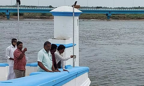 நீர்வளத்துறை ஆதார செயற்பொறியாளர் ஆய்வு