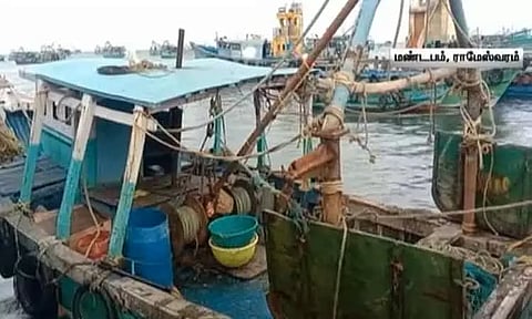 ராமேஸ்வரத்தில் கடல் அட்டை வைத்திருந்த விசைப்படகு பறிமுதல் - மீன்வளத்துறை அதிகாரிகள் நடவடிக்கை