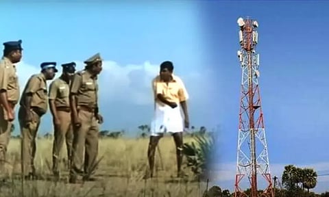 'கிணத்தை காணோம்' வடிவேலு பாணியில் செல்போன் டவரை காணோம் என புகார் - அதிர்ச்சியில் உறைந்த போலீசார்...!