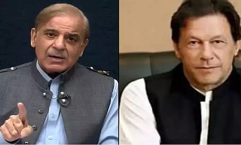 ஐ.எம்.எப்.- ன் ஒப்பந்தத்தை இம்ரான்கான் கட்சி நாசப்படுத்த முயற்சிக்கிறது - பாக். பிரதமர் குற்றச்சாட்டு