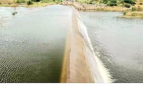 கொட்டரை மருதையாறு நீர்த்தேக்கம் 2-வது முறையாக நிரம்பியது