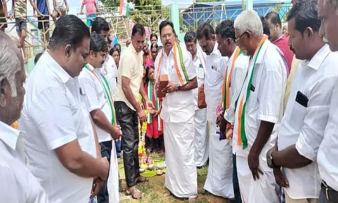 புதிய பல்நோக்கு கட்டிட அடிக்கல் நாட்டு விழா