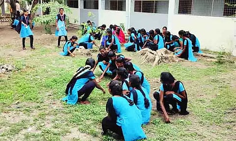 கல்லூரியில் தூய்மை பணி