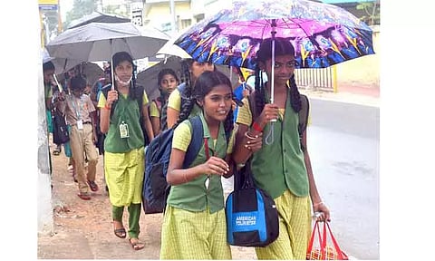 குமரியில் பரவலாக மழை