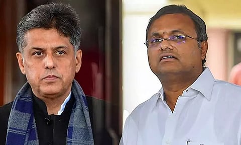 காங்கிரஸ் தலைவர் தேர்தல்: வாக்களிப்பவர்கள் பட்டியலை வெளியிட மணீஷ் திவாரி, கார்த்தி சிதம்பரம் வலியுறுத்தல்