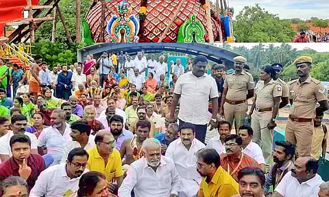 கற்குவேல் அய்யனார் கோவிலுக்கு சொந்தமான இடங்களில் திருமண மண்டபம் - அமைச்சர் சேகர்பாபு தகவல்