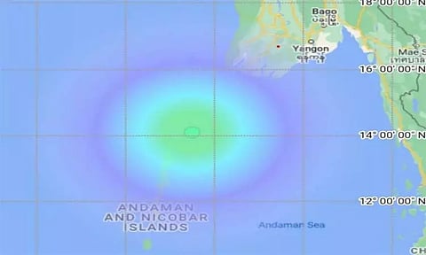 அந்தமான், நிக்கோபார் தீவுகளில் திடீர் நிலநடுக்கம்: ரிக்டர் அளவுகோலில் 4.9 ஆக பதிவு