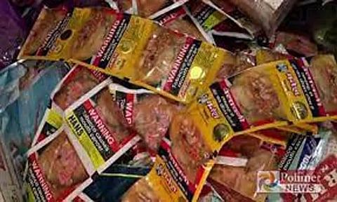 மினிவேனில் 44 கிலோ புகையிலை கடத்திய வாலிபர் கைது