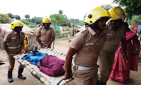 மழை வெள்ள பாதுகாப்பு ஒத்திகை