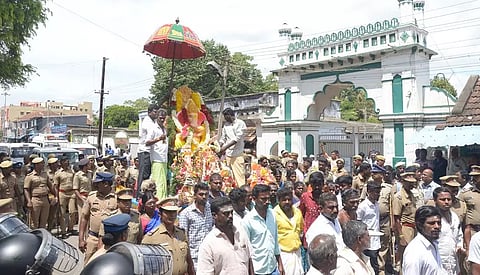 திண்டுக்கல் மாவட்டத்தில் விநாயகர் சிலை ஊர்வலம்