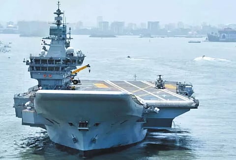 ஐ.என்.எஸ். விக்ராந்த் போர்க்கப்பலை சென்னையில் நிறுத்த திட்டம்