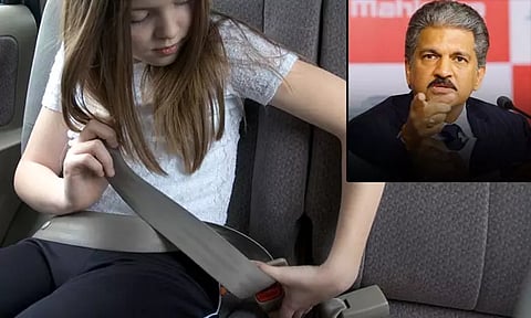 காரின் பின் இருக்கையில் "சீட் பெல்ட் அணிவது கட்டாயம்" - ஆனந்த் மஹிந்திரா வலியுறுத்தல்!