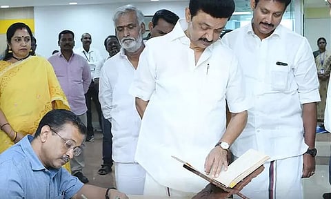 அண்ணா நூற்றாண்டு நூலகம் இந்தியாவின் பெருமை - டெல்லி முதல்-மந்திரி அரவிந்த் கெஜ்ரிவால்