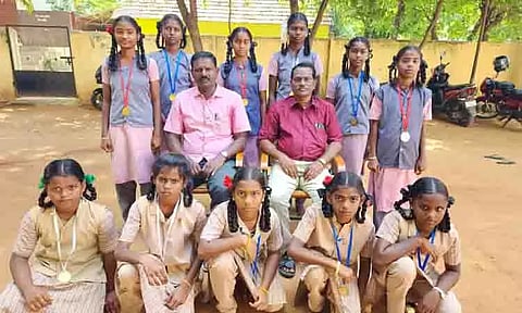 மாவட்ட அளவிலான கபடி போட்டிக்கு கிருஷ்ணராயபுரம் அரசு பள்ளி தகுதி