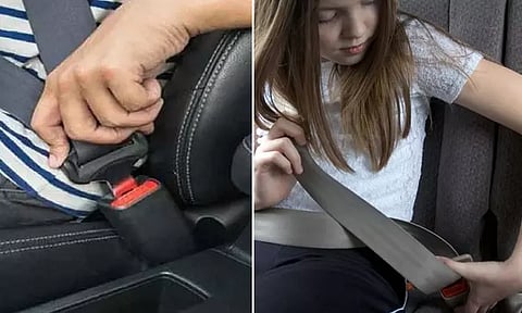 காரில் பின் இருக்கையில் அமர்ந்து பயணிக்கும் போது 10 இல் 7 இந்தியர்கள் சீட் பெல்ட் அணிவதில்லை!