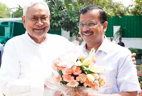 எதிர்க்கட்சி தலைவர்களுடன் நிதிஷ்குமார் சந்திப்பு; ''ஒன்றுபடுவதற்கான தருணம் இது'' என பேட்டி